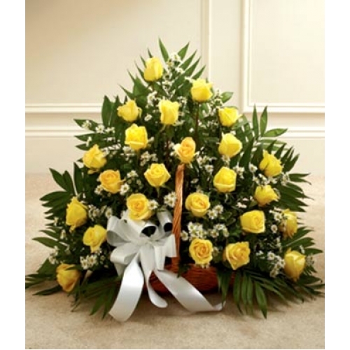Sunny Smile - 24 Stems Basket